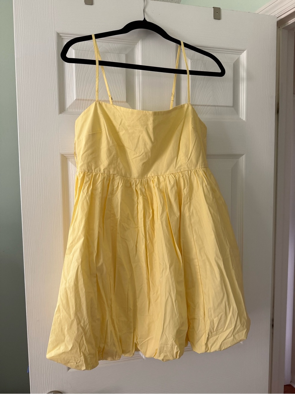 Abercrombie & Fitch Bubble Hem Mini Dress.